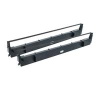 vhbw 2x nastro inchiostrato compatibile con Epson RX-100, T-750, LX 1050, MX-100, LX 1050+, LX 1170 II stampante ad aghi - nero