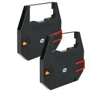 vhbw 2x nastro inchiostrato compatibile con Olympia Carrera II, Carrera de Luxe MD stampante ad aghi - nastro di carbonio, nero