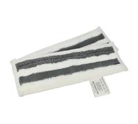 vhbw 2X Panno sostituisce Kärcher 2.863-309.0 per Scopa a Vapore - Microfibra, Nero/Bianco