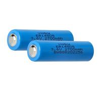 vhbw 2x pila cilindrica al litio ER14505 - Batterie speciali (2700mAh, 3,6V, Li-SOCl2)