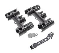 vhbw 2X Porta-Accessori Compatibile con Dyson V12 Detect Slim Absolute Accessori da aspirapolvere - Supporto + pennellino, Grigio