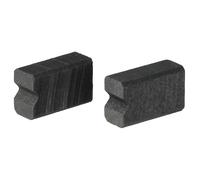 vhbw 2x spazzola carbone 6,25 x 4 x 10 mm compatibile con Siemens Surpresso TK52F09 - compact macchina del caffè, macina, motori per macine