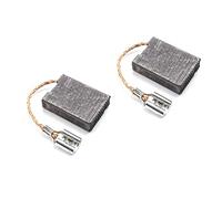 vhbw 2x spazzola carbone compatibile con Bosch GWS 20-230 JH, GWS 20-230 J, GWS 21-180 HV, GWS 21-180 H, GWS 21-130 JHV utensile elettrico - trefolo in rame