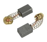 vhbw 2x spazzola carbone compatibile con Makita 9505BM, 9520B, 9520NB, 9521NB, 9522NB, 9523NB utensile elettrico - Spazzola motore, 6 x 9 x 12 mm
