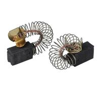 vhbw 2x spazzola carbone con base 6,3 x 10 x 14mm compatibile con Protool/Festool RG 130 E utensile elettrico + molla