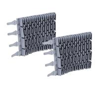 vhbw 2X Spazzola Compatibile con Gre GT2120, GT3220 Robot aspiratore per Piscina - in Gomma, 24,7 x 18 x 2,8 cm