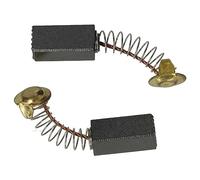 vhbw 2x spazzola carbone 17 x 6,5 x 6,5 mm compatibile con Hitachi/Hikoki SO -110, SO -110 A, SOD -100 utensile elettrico, trapano a percussione