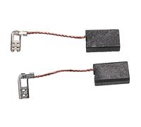 vhbw 2x spazzola carbone 6,3 x 12,5 x 20 mm compatibile con Mafell ERIKA 70E, ERIKA 85E utensile elettrico, sega circolare, Unterflur-Zugsäge