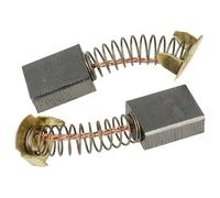 vhbw 2x Spazzola di carbone compatibile con Makita SR 2300, SR2100, LS1510, SR2600, SR2300, SR 2100, LS1500, LS 1510 utensile elettrico - molla 22mm