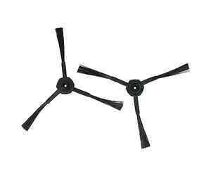 vhbw 2X Spazzola Laterale Compatibile con Ariete Evolution 2,0 Robot aspirapolvere - Set spazzole, Nero