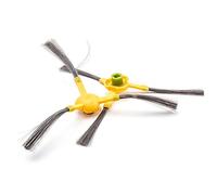 vhbw 2X Spazzola Laterale Compatibile con Ecovacs Deebot Slim 2, DA60, DA610, DA610 Marvel Edition Robot aspirapolvere - Set spazzole, Grigio/Giallo