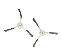 vhbw 2X Spazzola Laterale Compatibile con Mova E30 Ultra Robot aspirapolvere - Set spazzole, Bianco/Grigio