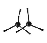 vhbw 2X Spazzola Laterale Compatibile con Mova E30 Ultra Robot aspirapolvere - Set spazzole, Nero