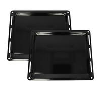 vhbw 2x teglia compatibile con KitchenAid KOXS 6630 forno - 44,5 x 37,7 x 2,5 cm