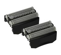 vhbw 2x testina di ricambio compatibile con Braun Series 7 720, 760cc, 790cc, 7840, 740, 7865, 7850, 7893, 7880, 730 rasoio elettrico - nero