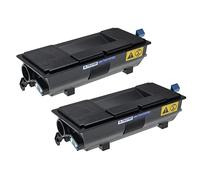 vhbw 2x toner compatibile con Kyocera ECOSYS P 3155 dn, 3260 DN stampante - Toner compatibile + vaschetta toner esausto, nero