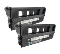 vhbw 2X vaschetta, Contenitore per Toner esausto sostituisce Konica Minolta WX-101, A162WYA, A162WY1 per stampanti Laser