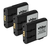 vhbw 3x batteria compatibile con Alcatel Mobile 400 DECT, 300 DECT telefono fisso cordless (800mAh, 3,7V, Li-Ion)
