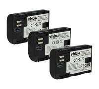 vhbw 3x batteria compatibile con Blackmagic Pocket Cinema 4K fotocamera (2000mAh, 7,2V, Li-Ion), infochip