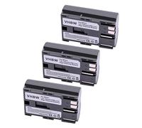 vhbw 3x batteria compatibile con Canon MV750i, MVX3i, MVX100i, MV730i, MV700i, MVX2i, MVX1i, MVX1, MVX150i fotocamera (1300mAh, 7,2V, Li-Ion)