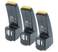 vhbw 3x batteria compatibile con Festo Festool CCD12, C12GG, C12DUO, C12CE-NC-C45-Plus, CCD12ES-C, CCD12ES utensile elettrico (2100 mAh, NiMH, 12 V)