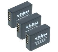 vhbw 3x batteria compatibile con Fujifilm X100F, X100VI, X-100V, X-A3, X-A5, X-A10, X-A7, X-A1, X100V, X-A2 fotocamera (800mAh, 7,2V, Li-Ion)