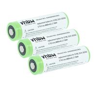 vhbw 3x batteria compatibile con Ledlenser P7R Core Edition 2020, H7R Core, H7R Signature, H7R Work torcia, lampada da elmetto (4,8Ah, 3,7V, Li-Ion)