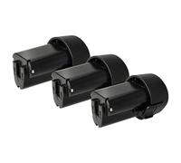 vhbw 3x batteria compatibile con Makita DF330DWE, DF330DWEX2, DF330, DF330D, DF330DWEX3, DF030DWX utensile elettrico (2000 mAh, Li-Ion, 10,8 V)