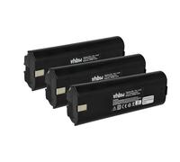 vhbw 3x batteria compatibile con Makita ML700 Flashlight, ML701, DA302DW, DA302DWB, DA302D, DA301D, DA301DW utensile elettrico (2100 mAh, NiMH, 7,2 V)