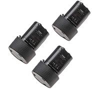 vhbw 3x batteria compatibile con Makita radio da cantiere BMR104, DMR102, BMR105, DMR103B, DMR103 utensile elettrico (1500 mAh, Li-Ion, 10,8 V)