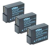 vhbw 3x batteria compatibile con Sigma DP3Q, DP3 Quattro, FP, FP L fotocamera digitale DSLR (1000mAh, 7,2V, Li-Ion)