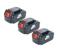 vhbw 3x batteria compatibile con Porter Cable PCC772B, PCC771B, PCC791B, PCC790LA, PCC710B, PCC700B utensile (4000 mAh, Li-Ion, 20 V)