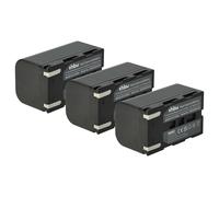 vhbw 3x batteria compatibile con Samsung VP-D355i, VP-D355, VP-D354i, VP-D354, VP-D353i, VP-D353 videocamera camcorder (1200mAh, 7,2V, Li-Ion)
