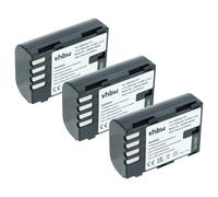 vhbw 3x batteria compatibile con Sigma SD Quattro fotocamera (2000mAh, 7,2V, Li-Ion)