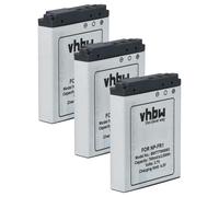 vhbw 3x batteria compatibile con Sony Cybershot DSC-P150, DSC-P120, DSC-P100, DSC-P200, DSC-G1, DSC-F88 fotocamera (700mAh, 3,6V, Li-Ion)