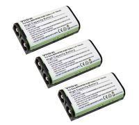 vhbw 3x batteria compatibile con Sony MDR-RF4000K, MDR-RF811RK, MDR-RF840RK, MDR-RF810R auricolari cuffie wireless (700mAh, 2,4V, NiMH)