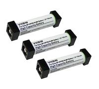 vhbw 3x batteria compatibile con Sony MDR-RF800RK, MDR-IF140K, MDR-IF140, MDR-RF800R auricolari cuffie wireless (700mAh, 1,2V, NiMH)