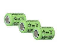 vhbw 3x batteria sostituisce 1/3AAA per modellismo (150mAh, 1,2V, NiMH)