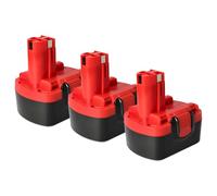 vhbw 3x batteria sostituisce Bosch 2 607 335 275, 2 607 335 264, 2 607 335 263, 1617S0004W per utensile elettrico (3000 mAh, NiMH, 14,4 V)