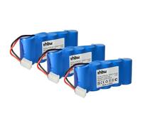 vhbw 3x batteria sostituisce Bosch 9000163, 9 500 005, FD252/10 per cancelli, porte automatiche (2000mAh, 6V, NiMH)
