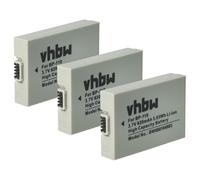 vhbw 3x batteria sostituisce Canon BP-110 per videocamera camcorder (800mAh, 3,7V, Li-Ion) con infochip
