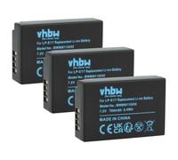 vhbw 3x batteria sostituisce Canon LP-E17