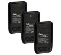 vhbw 3x batteria sostituisce Innovaphone 490933A per telefono fisso cordless (800mAh, 3,7V, Li-Ion) nero