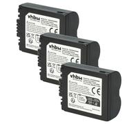 vhbw 3x batteria sostituisce Leica BP-DC5 per fotocamera (600mAh, 7,2V, Li-Ion)