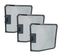 vhbw 3x Filtro a carboni attivi Longlife compatibile con Silverline 3120 6 470 12