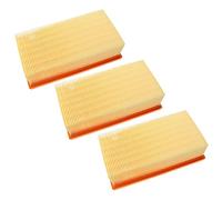 vhbw 3x filtro a pieghe piatte compatibile con Festool CT 22 E, CT 11 E, CT 33 E/LE aspirapolvere umido/secco - Elemento filtrante