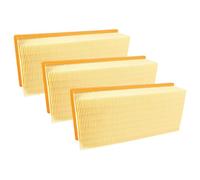 vhbw 3x filtro a pieghe piatte compatibile con Kärcher NT 65/2 Eco Tc, 65/2 Eco, 65/2 Ap Me, 65/2 Ap, 72/2 Eco Tc aspirapolvere - Elemento filtrante