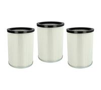 vhbw 3x filtro a pieghe piatte compatibile con Kärcher NT 70/2 Me Classic *CN, NT 70/2 Me Classic *EU, NT 70/2 Me Classic *SEA aspirapolvere - bianco