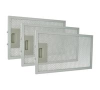 vhbw 3x filtro anti-grasso compatibile con Klarstein Lorea, Lorea 60, Lorea 90, 10028655, 10030099 cappa da cucina, alluminio
