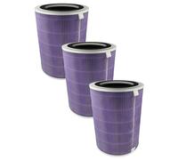 vhbw 3x filtro aria compatibile con Pro Breeze PB-P07 purificatore d'aria - filtro combinato prefiltro + HEPA(H13) + carbone attivo + ioni d'argento